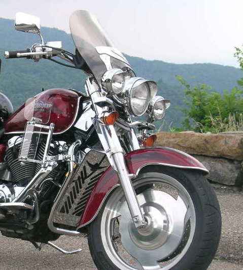 Honda shadow wind deflectors #3