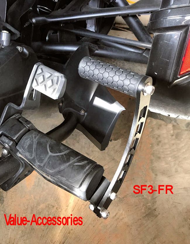 Highway Peg Mount Set, Spyder F3 w/Factory Pegs, Includes Pegs